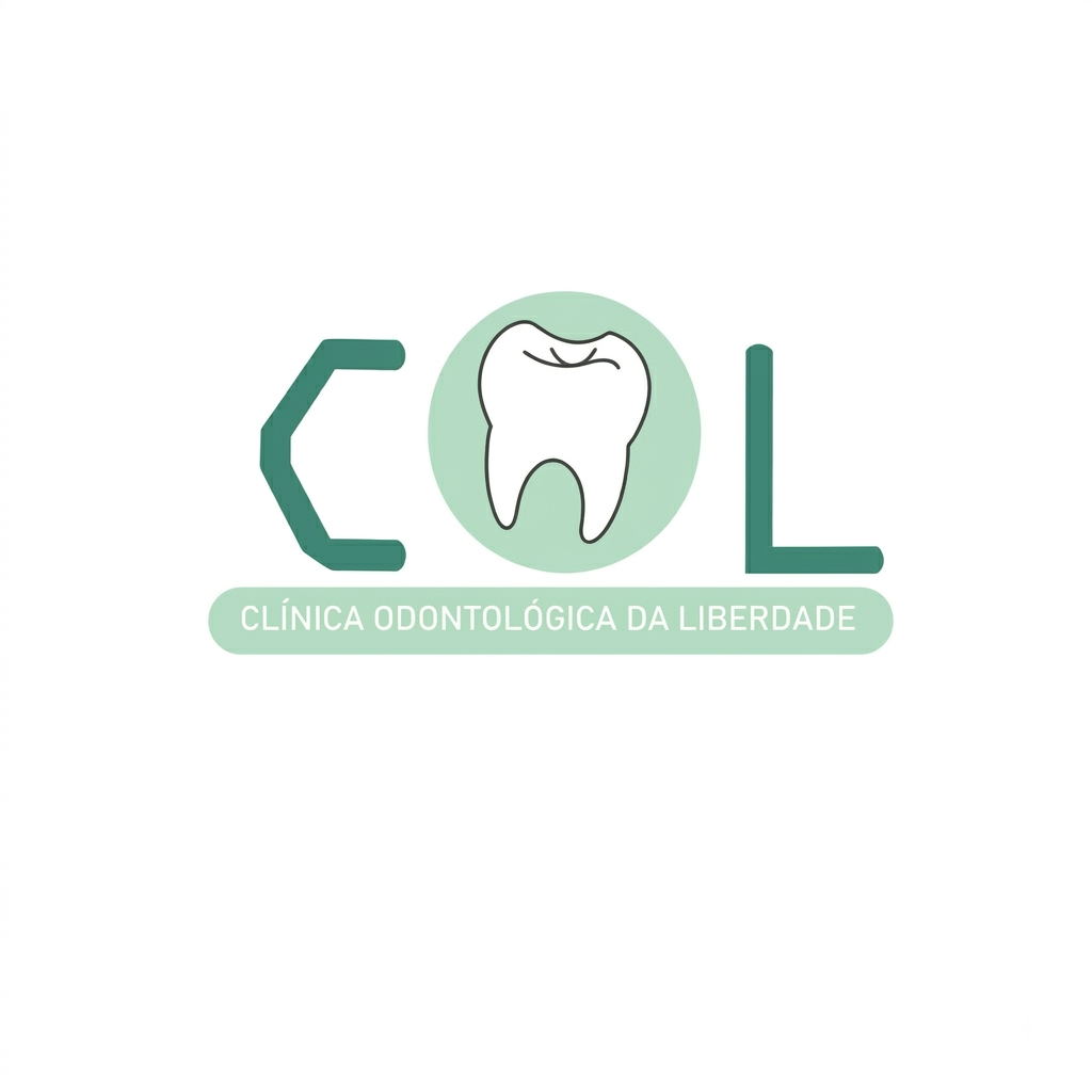 Logotipo circular da Clínica Odontológica da Liberdade